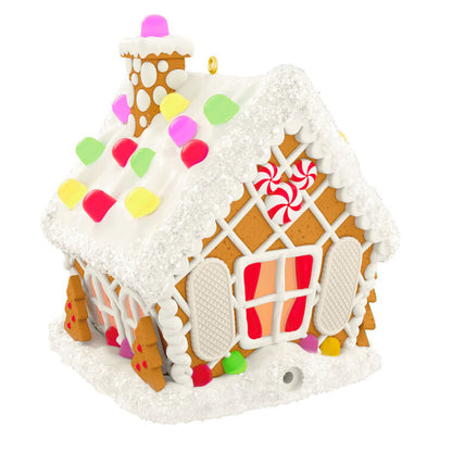 2026 Hallmark Christmas Ornament Disney Mickey and Friends Jolly Gingerbread House Musical Ornament With Light