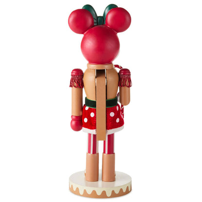 Disney Minnie Mouse Gingerbread Nutcracker Figurine, 12.2" by Hallmark