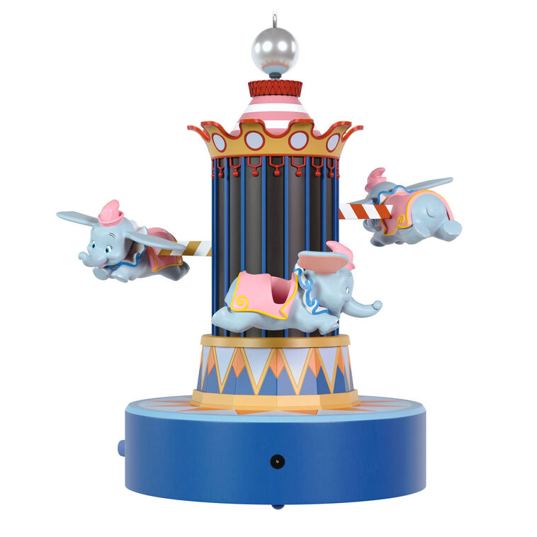 Hallmark 2026 Christmas Disney Parks Memories 70 Years of Disneyland Dumbo the Flying Elephant Musical Ornament With Light and Motion