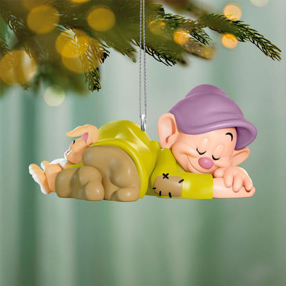 2026 Hallmark Christmas Ornament Disney Snow White and the Seven Dwarfs Dozing Dopey Limited Edition