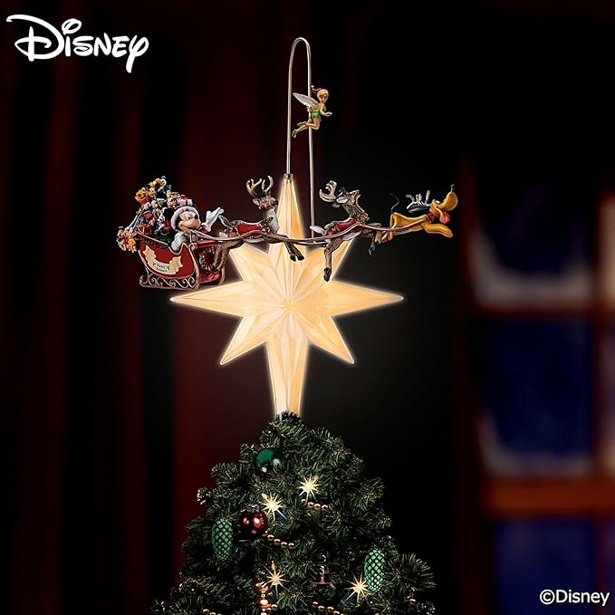 Disney's Timeless Holiday Treasures Tree Topper by The Bradford Exchange