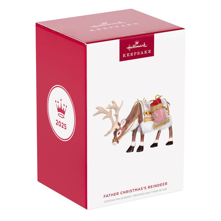 Father Christmas's Reindeer Ornament 2025 Limited Edition