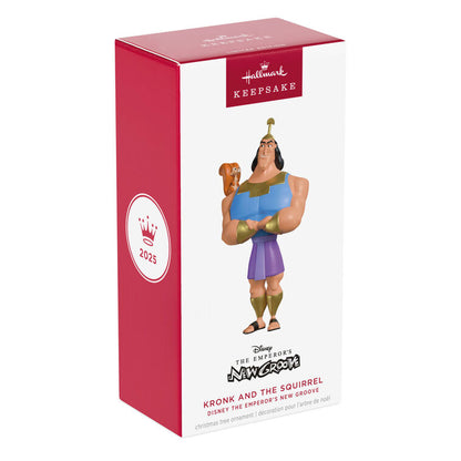 Hallmark 2025 Disney The Emperor's New Groove Kronk and the Squirrel Ornament Limited Edition - BCGiftMall