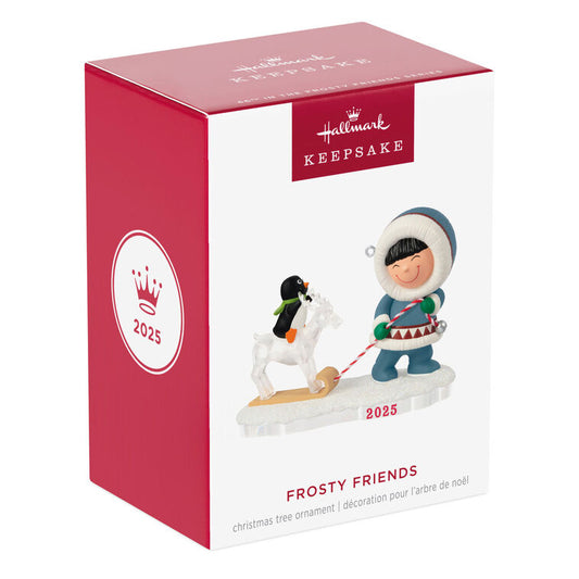 Hallmark Keepsake Christmas Ornament Frosty Friends 2025, Snowman Collectors Gifts - BCGiftMall