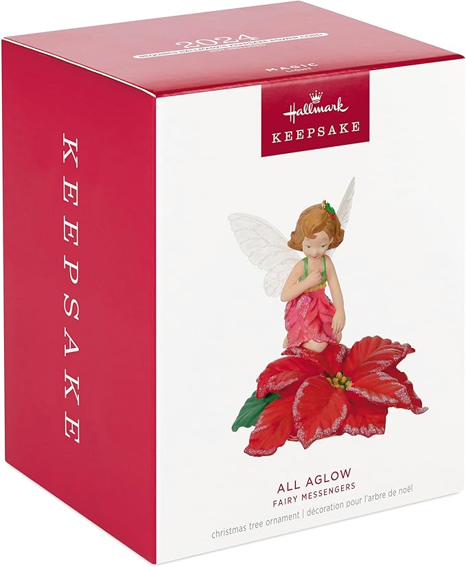 Hallmark Keepsake Christmas Ornament 2024, Fairy Messengers All Aglow with Light, Gifts for Her