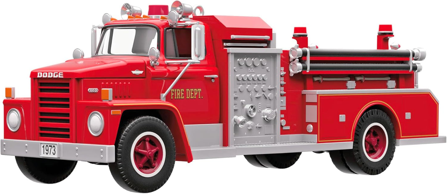 Hallmark Keepsake Christmas Ornament 2026, Fire Brigade 1973 Dodge C800 Fire Engine 2026 with Light, Hobby Gifts