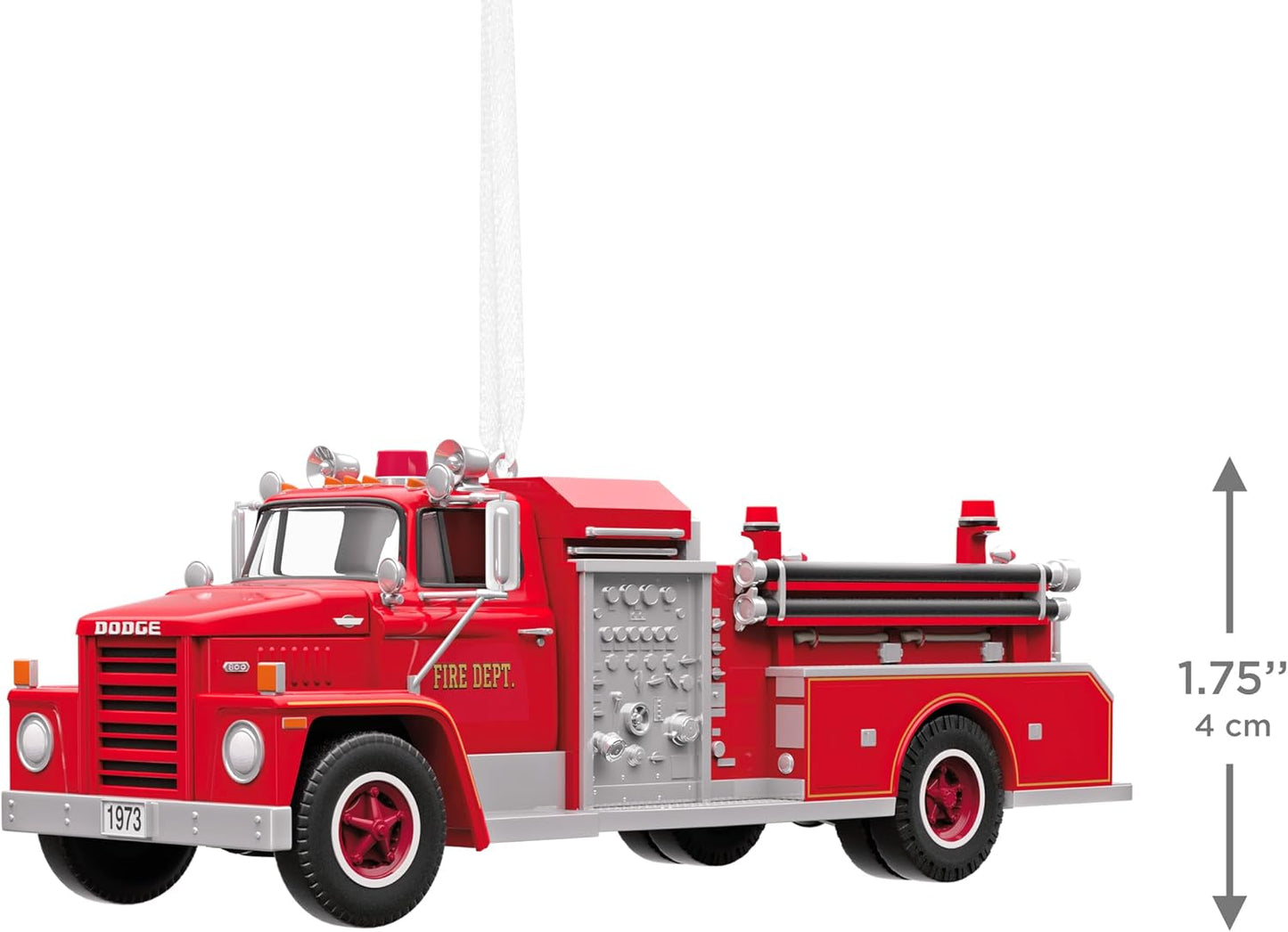 Hallmark Keepsake Christmas Ornament 2026, Fire Brigade 1973 Dodge C800 Fire Engine 2026 with Light, Hobby Gifts