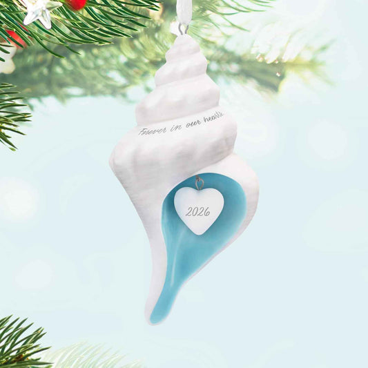 Hallmark Keepsake Christmas Ornament Forever in Our Hearts Shell 2026
