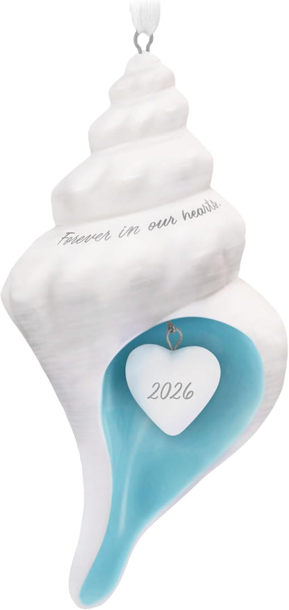 Hallmark Keepsake Christmas Ornament Forever in Our Hearts Shell 2026