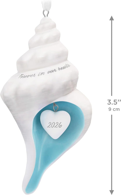 Hallmark Keepsake Christmas Ornament Forever in Our Hearts Shell 2026