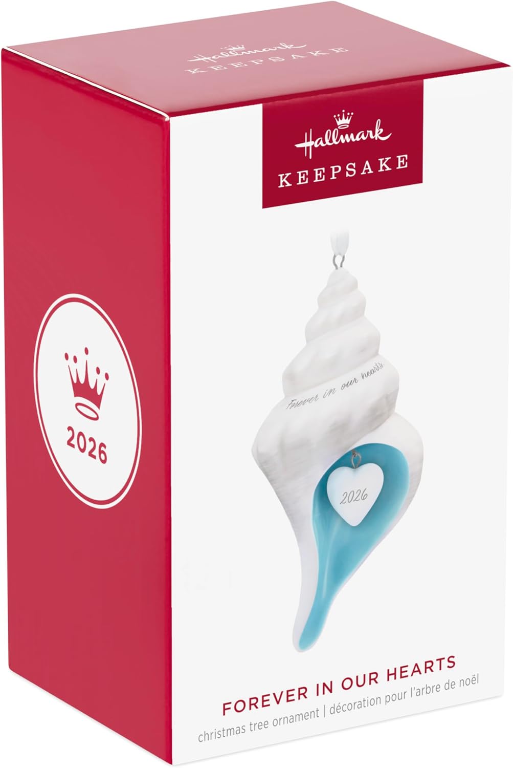 Hallmark Keepsake Christmas Ornament Forever in Our Hearts Shell 2026