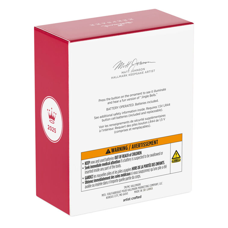 Hallmark 2025 Friends Could We Be Any More Festive? Musical Ornament With Light - BCGiftMall