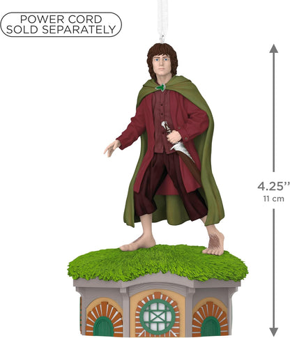 Hallmark Keepsake Christmas Ornament 2026, Lord of the Rings: The Fellowship of the Ring Collection Frodo Baggins with Light and Sound, Movie Gifts