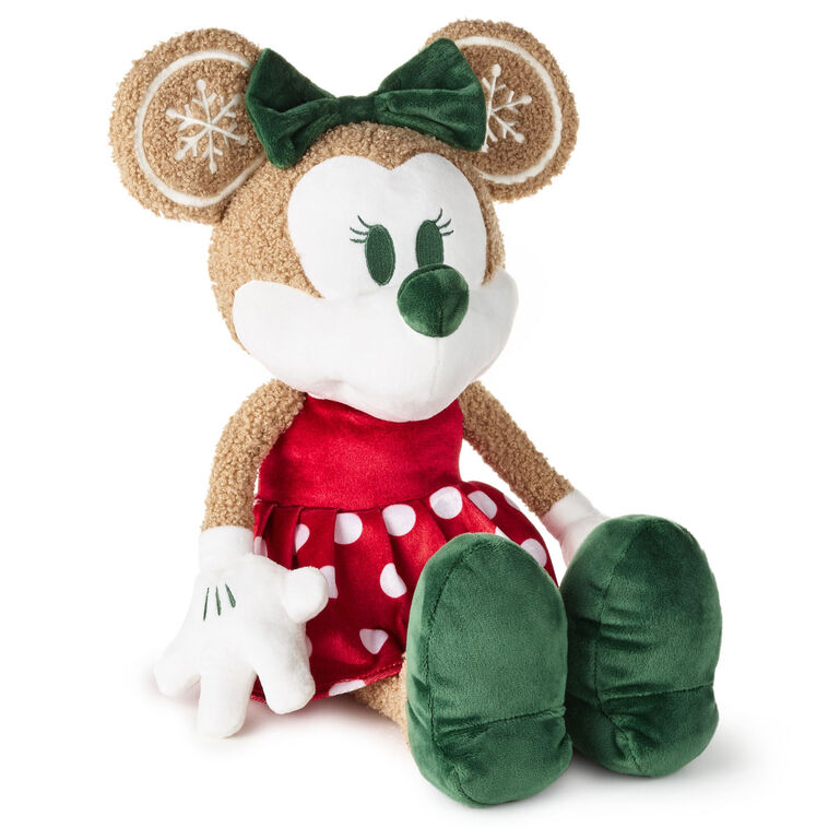 Hallmark Disney Minnie Mouse Gingerbread Plush With Sound, 11"