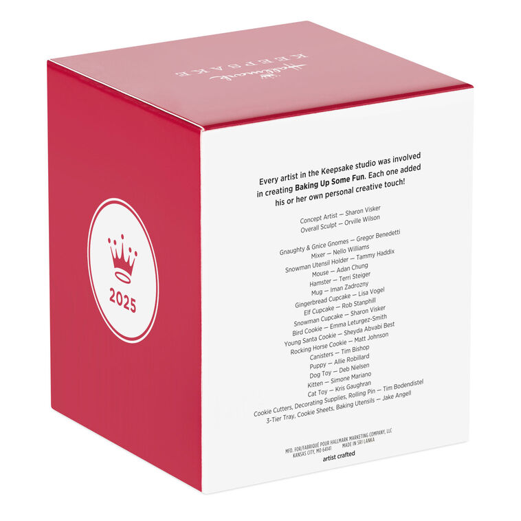 Hallmark Christmas Ornament 2025 Baking Up Some Fun, Gifts for Friends and Family - BCGiftMall