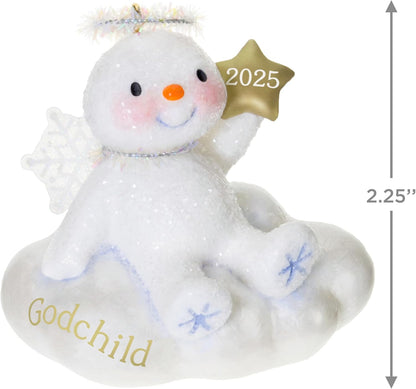 Hallmark Keepsake Christmas Ornament 2025, Godchild Snow Angel