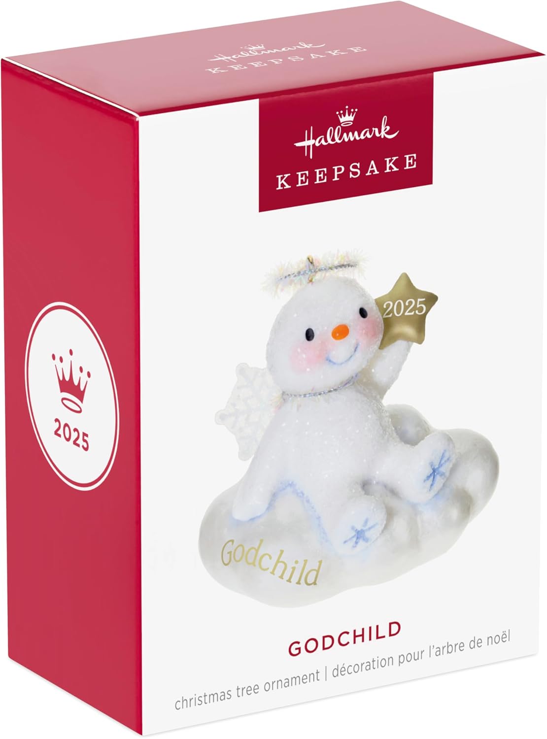 Hallmark Keepsake Christmas Ornament 2025, Godchild Snow Angel