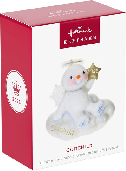 Hallmark Keepsake Christmas Ornament 2025, Godchild Snow Angel