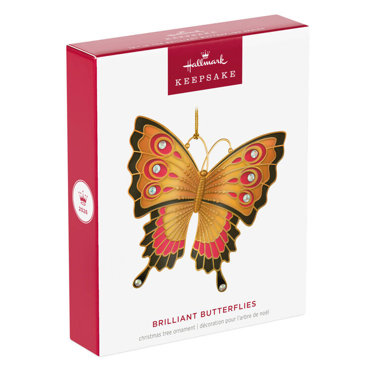 Hallmark 2026 Christmas Ornament Brilliant Butterflies