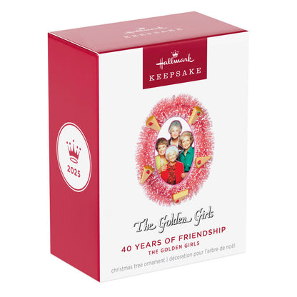 Hallmark Keepsake Christmas Ornament 2025 The Golden Girls 40 Years of Friendship