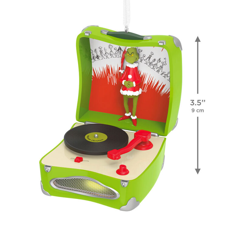 Hallmark 2026 Dr. Seuss's How the Grinch Stole Christmas! Welcome Christmas Musical Ornament With Light