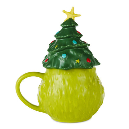 Hallmark Dr. Seuss's How the Grinch Stole Christmas! Grinch With Tree Sculpted Mug, 18 oz. (2026 new)