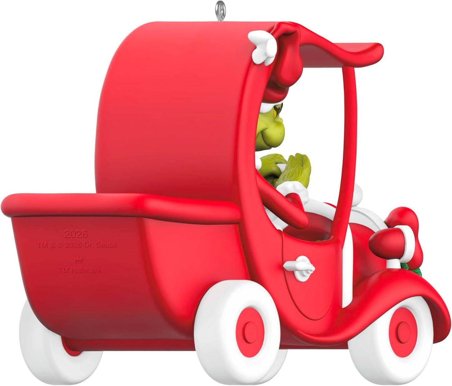 Hallmark Keepsake Christmas Ornament 2026, Dr. Seuss's How the Grinch Stole Christmas! A Grinchy Sleigh On the Way, Gifts for Dr. Seuss Fans