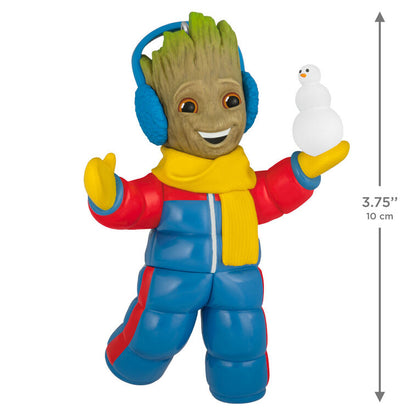 2026 Hallmark Christmas Ornament Marvel Studios I Am Groot Snow Day