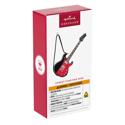 Hallmark Keepsake Christmas Ornament 2025, Street Fighting Guitar Musical, Music Gifts - BCGiftMall