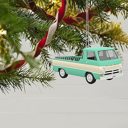 Hallmark Keepsake Christmas Ornament 2021, 1966 Dodge A-100 All-American Trucks, Metal Multi-Color 1999QXR9242