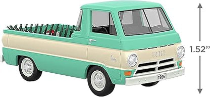 Hallmark Keepsake Christmas Ornament 2021, 1966 Dodge A-100 All-American Trucks, Metal Multi-Color 1999QXR9242