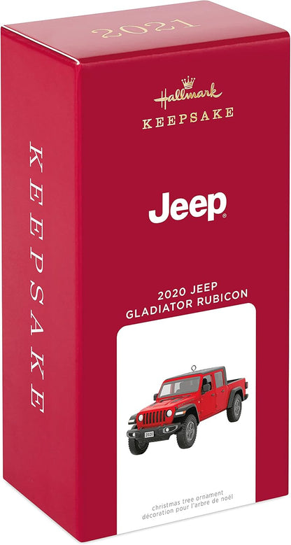 Hallmark Keepsake Christmas Ornament, Year Dated 2021, 2020 Jeep Gladiator Rubicon, Metal