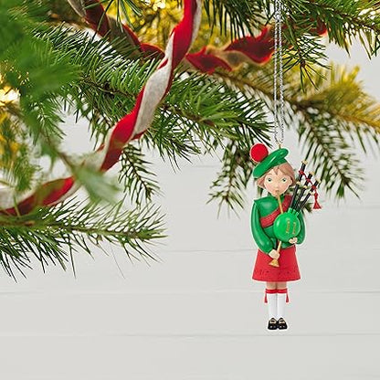 Hallmark Keepsake Christmas Ornament 2021, Twelve Days of Christmas Eleven Pipers Piping Multi-Color 1399QXR9125