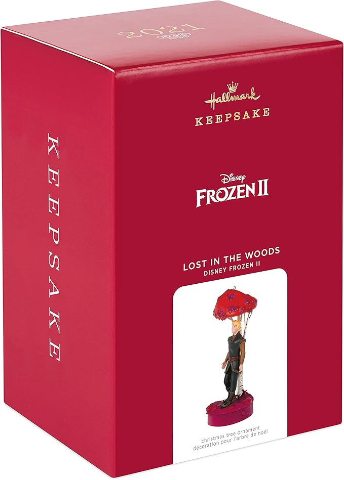 Hallmark Keepsake Christmas Ornament 2021, Disney Frozen 2 Lost in The Woods Kristoff, Musical