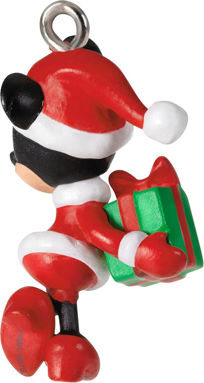 Hallmark Keepsake 0.8" Miniature Christmas Ornament 2021, Disney Minnie Mouse Merry Lil' Minnie, Mini