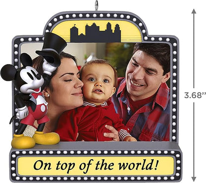 Hallmark Keepsake Christmas Ornament 2021 On Top of the World! Disney Mickey Mouse