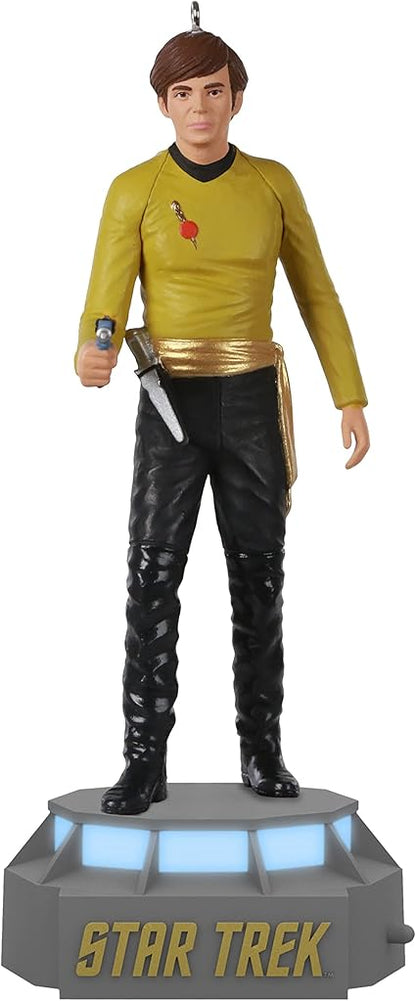 Hallmark Keepsake Christmas Ornament 2021, Star Trek Mirror, Mirror Collection Ensign Pavel Chekov, Storytellers Light and Sound