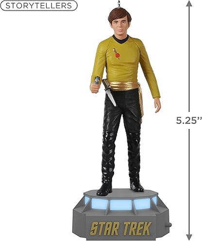 Hallmark Keepsake Christmas Ornament 2021, Star Trek Mirror, Mirror Collection Ensign Pavel Chekov, Storytellers Light and Sound