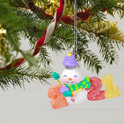 Hallmark Keepsake Christmas Ornament, Year Dated 2021, Sweet Decade