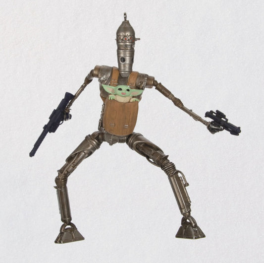 Hallmark Keepsake Christmas 2022 IG-11 and Grogu, Star Wars: The Mandalorian, LIMITED EDITION