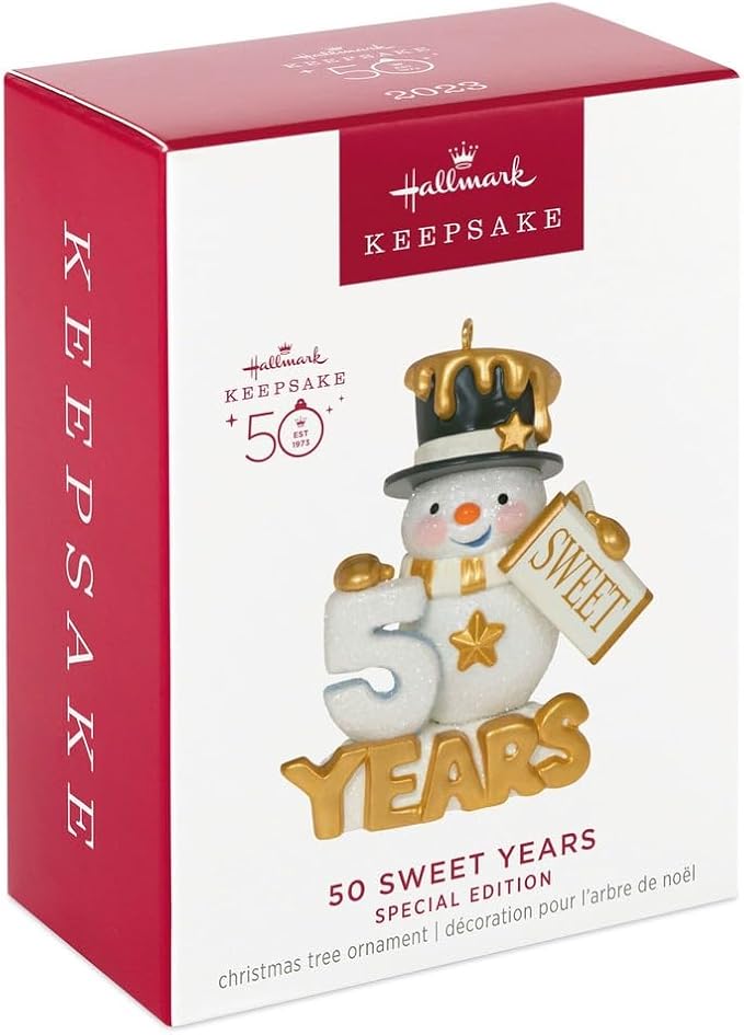 Hallmark 2023 Ornament 50 Sweet Years Special Edition