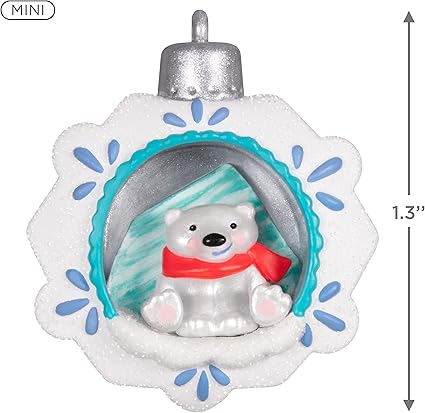 Hallmark Keepsake 1.3" Miniature Christmas Ornament 2023, A World Within Mini, Gifts for Her