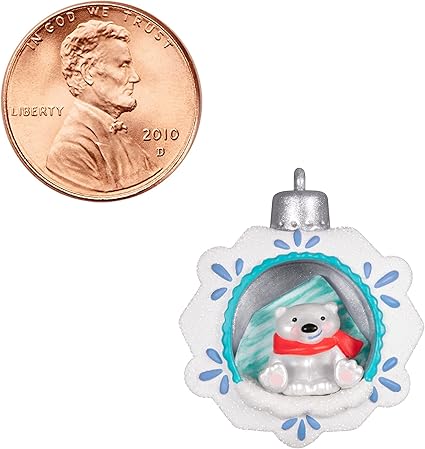 Hallmark Keepsake 1.3" Miniature Christmas Ornament 2023, A World Within Mini, Gifts for Her