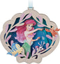 Hallmark Keepsake Disney Princess Christmas Ornament 2023, The Little Mermaid Ariel and Friends, Papercraft