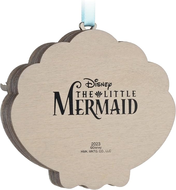 Hallmark Keepsake Disney Princess Christmas Ornament 2023, The Little Mermaid Ariel and Friends, Papercraft