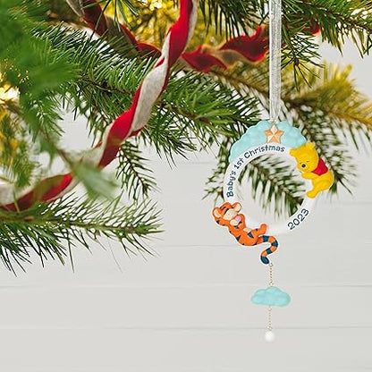 Hallmark Keepsake Christmas Ornament 2023, Disney Winnie The Pooh Baby's First Christmas