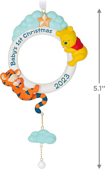 Hallmark Keepsake Christmas Ornament 2023, Disney Winnie The Pooh Baby's First Christmas