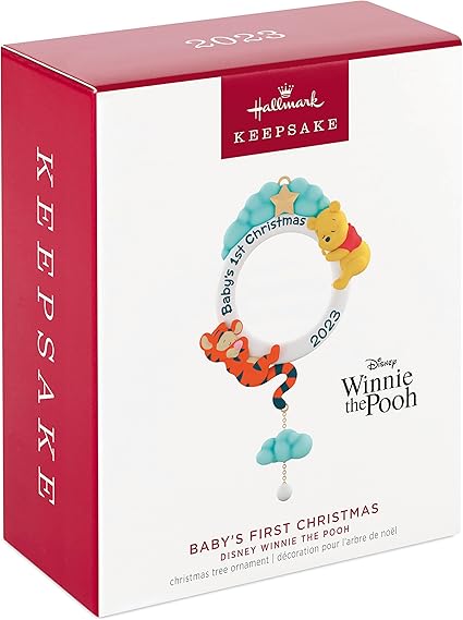 Hallmark Keepsake Christmas Ornament 2023, Disney Winnie The Pooh Baby's First Christmas