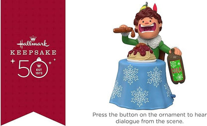 Hallmark Keepsake Christmas Ornament 2023, Elf Movie, Did You Hear That? with Sound, Elf Movie Gifts