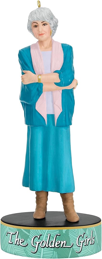 Hallmark Keepsake Christmas Ornament 2023, The Golden Girls Dorothy Zbornak Ornament with Sound, TV Show Gifts